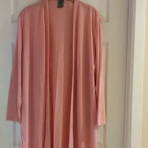 177)JM Jonathan Martin coral, lcardigan/swim cover